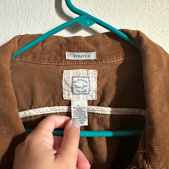 Old Navy Corduroy Cropped Jacket - Size L - Picture 2 of 3